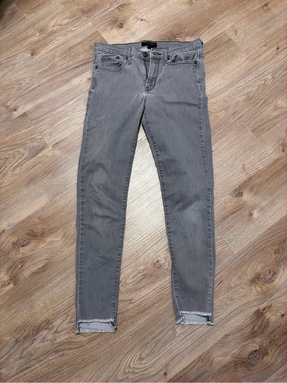 Banana Republic Light Gray Skinny Jeans